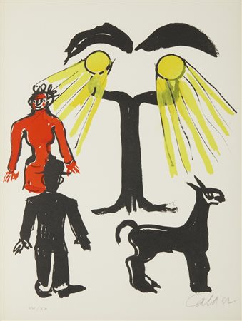 CALDER ALEXANDER (1898 - 1976) - SENZA TITOLO ( DA LOGIQUE ASSASSINE).