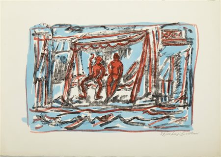 BARTOLINI LUIGI (1892 - 1963) - IN SPIAGGIA.