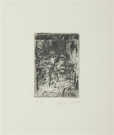 SASSU ALIGI (1912 - 2000) - SENZA TITOLO.