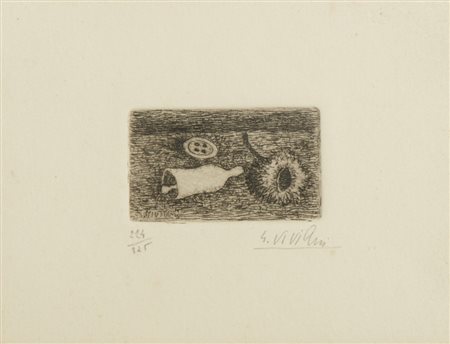 VIVIANI GIUSEPPE (1898 - 1965) - CAMPANELLO E CARDO (DA LE SEI INCISIONI DI GIUSEPPE VIVIANI).