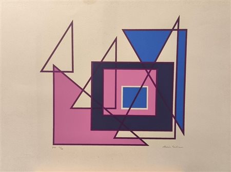 RADICE MARIO (1898 - 1987) - COMPOSIZIONE ASTRATTA .