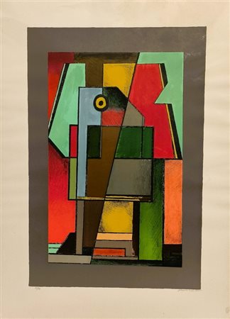 RADICE MARIO (1898 - 1987) - SENZA TITOLO (COMPOSIZIONE ASTRATTA).