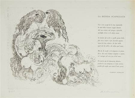 CREMONA ITALO (1905 - 1979) - LA BIONDA SCAPIGLIATA.