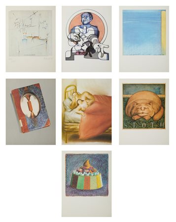 BOLAFFI ARTE - LOTTO COMPOSTO DA N.7 FOGLI (DALLA SERIE LE SETTE ARTI LIBERALI e I SETTE PECCATI CAPITALI ).