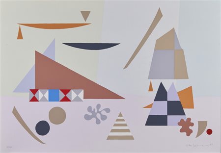 HOFFMANN OTTO  (1907 - 1996) - CARTELLA COMPOSTA DA N.1 FOGLIO.