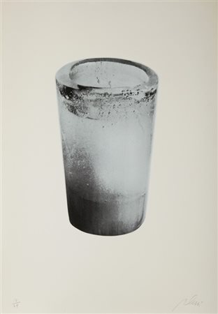 PLESSI FABRIZIO (n. 1940) - SENZA TITOLO (BICCHIERE).
