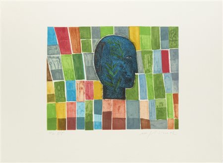 PALADINO MIMMO (n. 1948) - SENZA TITOLO.