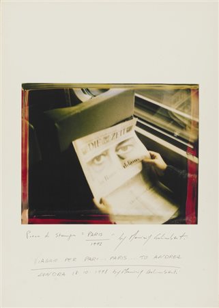 GALIMBERTI MAURIZIO (n. 1956) - VIAGGIO PER PARI... PARIS... TO ANDREA.