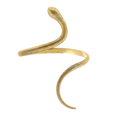 Mario Buccellati. Bracciale rigido 'serpente' montatura in oro giallo...