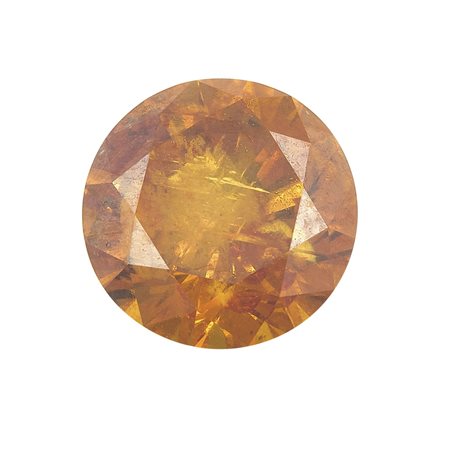 Diamante, fancy deep orange, taglio brillante, di ct 1.61, caratteristiche...