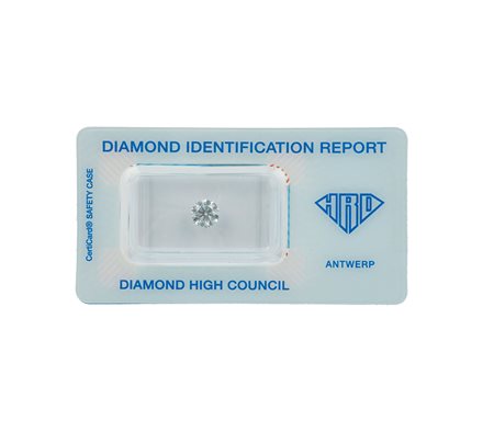 Diamante taglio rotondo a brillante di ct 1.01, colore H, caratteristiche...