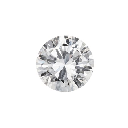 Diamante taglio brillante di ct 3.43, colore E, caratteristiche interne VS2,...