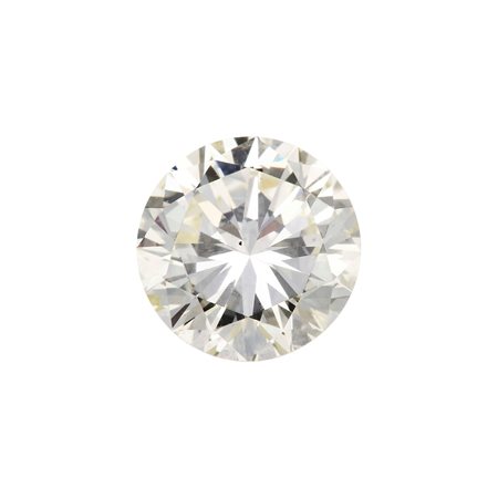 Diamante taglio brillante di ct 3.50, colore N-O, caratteristiche interne...