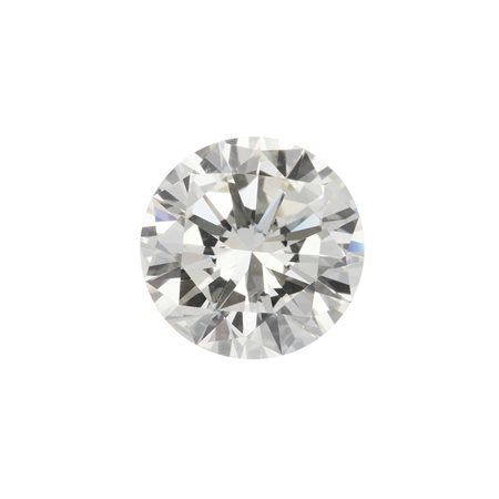 Diamante taglio brillante di ct 4.12, colore Q-R caratteristiche interne VS1,...