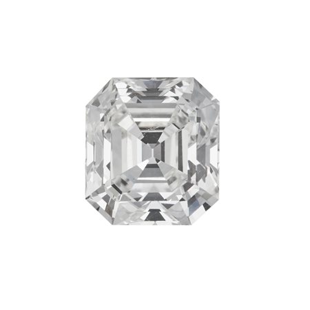 Diamante ottagonale, a gradini di ct 6.39, colore I, caratteristiche interne...