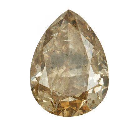 Girocollo con tormaline, pavè di diamanti, diamante taglio goccia natural...