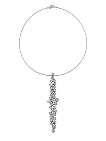 Pendente con diamanti taglio brillante per ct 9.00 circa montatura in oro...