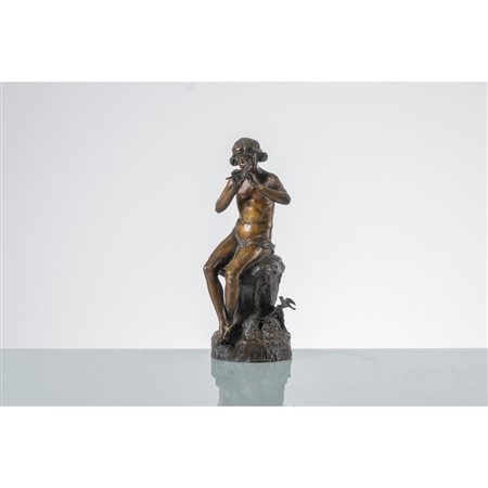 MANIFATTURA FRANCESE DEL XIX SECOLO, Scultura in bronzo