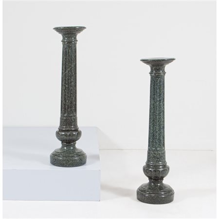 MANIFATTURA SICILIANA DEI PRIMI DEL '900, Coppia di colonne