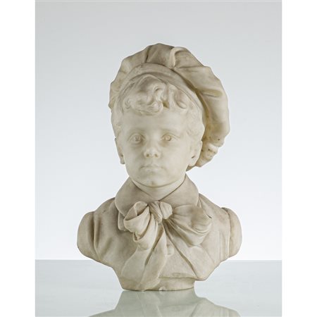 MANIFATTURA ITALIANA FINE DEL XIX SECOLO, Scultura in marmo