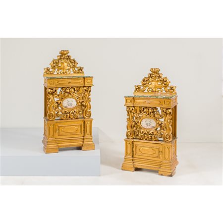 PIETRO DAVERI - ERCOLE CASALI, Importante coppia comodini