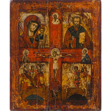 MANIFATTURA RUSSA DEL XVIII SECOLO, Icona