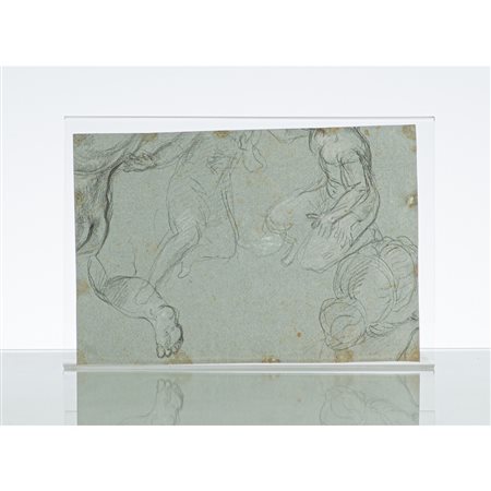 SCUOLA ROMANA DEL XIX SECOLO, Matita su carta