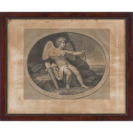 MESTRO INCISORE DEL XVIII SECOLO, Coppia di incisioni