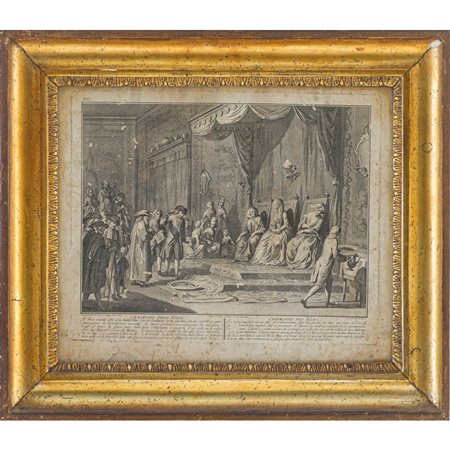 INCISORE ITALIANO DEL XVIII SECOLO, Coppia di incisioni