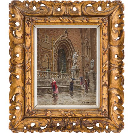 CARLO PERNA PIRAINO, Olio su cartone