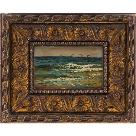 ANTONINO LETO, Olio su tavoletta