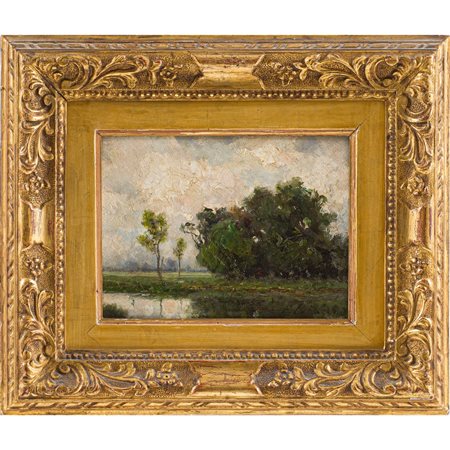 FRANCESCO LOJACONO, Olio su cartone pressato