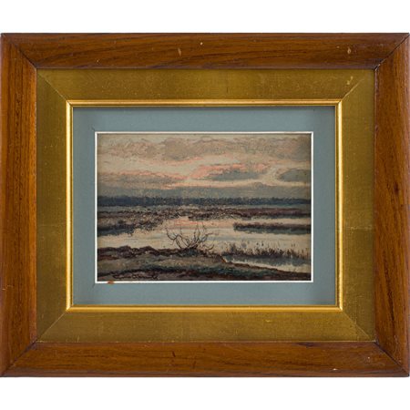 GINO ROMITI, Olio su cartone telato