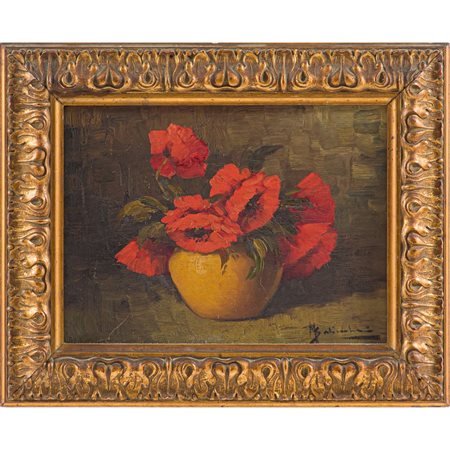 SCUOLA ITALIANA DELLA FINE DEL XIX SECOLO, Olio su tavoletta