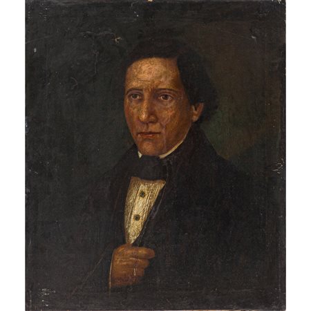 SCUOLA SICILIANA DEL XIX SECOLO, Olio su tela