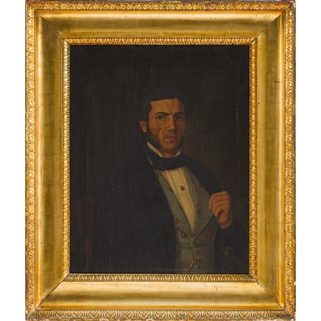 SALVATORE LO FORTE (Attr.le), Olio su tela