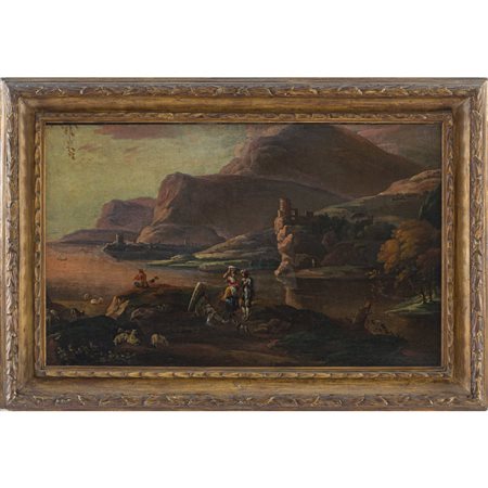 CLAUDE JOSEPH VERNET (Attr.le), Olio su tela