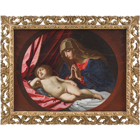 GIOVANNI SALVI (Bottega di), Olio tela