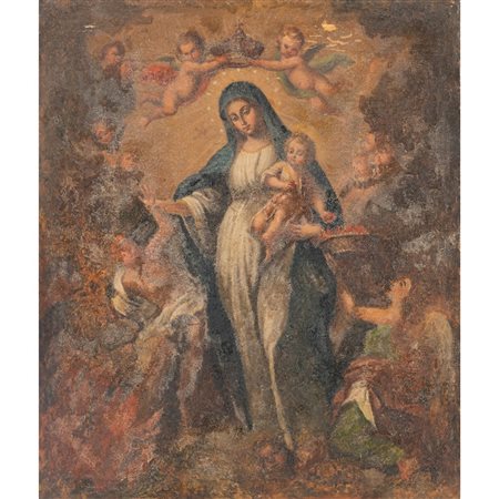 SCUOLA ITALIANA DEL XVIII SECOLO, Olio su tela