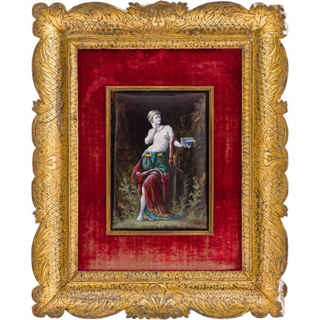 MANIFATTURA DI LIMOGES DELLA FINE DEL XVIII SECOLO, Placca