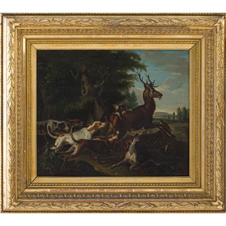 SCUOLA EUROPEA DEL XIX SECOLO, Olio su tela