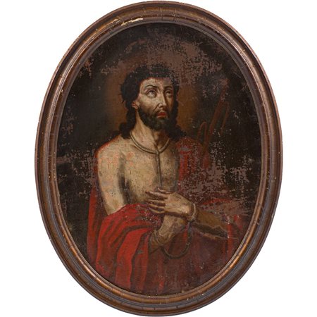 SCUOLA SICILIANA DEGLI INIZI DEL XVIII SECOLO, Olio su tela