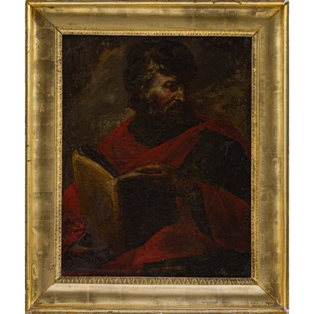 SCUOLA ROMANA DEL XVII SECOLO, San Marco, Olio su tela