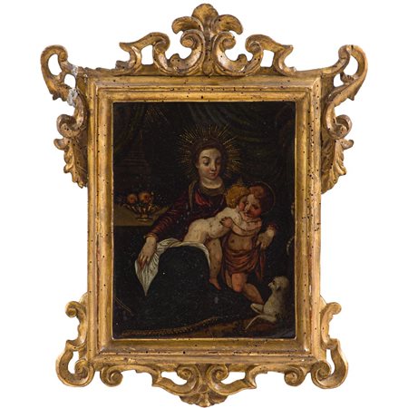 SCUOLA TOSCANA DELLA FINE DEL XVI SECOLO, Olio su rame