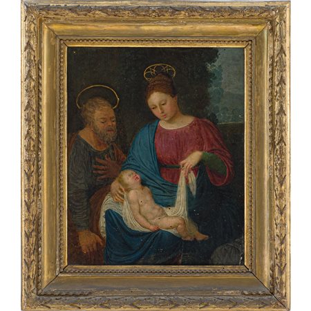 SCUOLA FERRARESE DEL XVI SECOLO, Olio su tavola