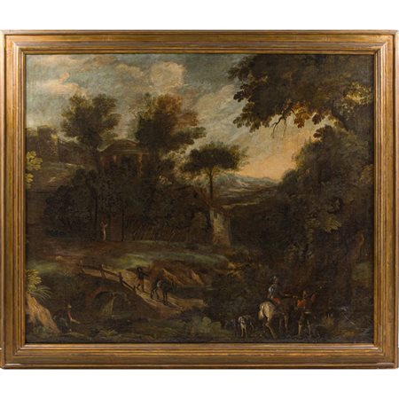 SCUOLA VENETA DEL XVIII SECOLO, Olio su tela