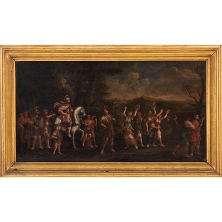 SCUOLA VENETA DELLA FINE DEL XVII SECOLO, Olio su tela