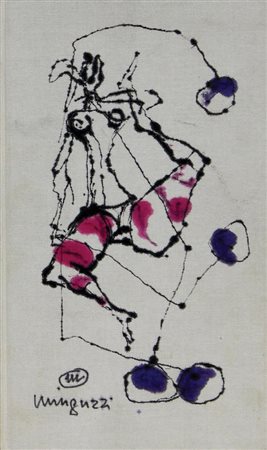 Minguzzi Luciano Senza titolo, (1985) tecnica mista su copertina di agenda...