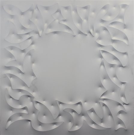 Amadio Giuseppe Ditro estroflessione su tela, cm. 100x100 firmata e...