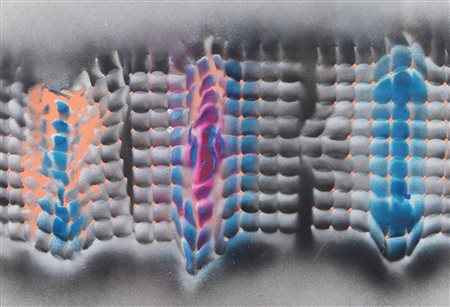 Costalonga Franco Destrutturazione, 2001 tecnica mista su tavola, cm. 35x50...